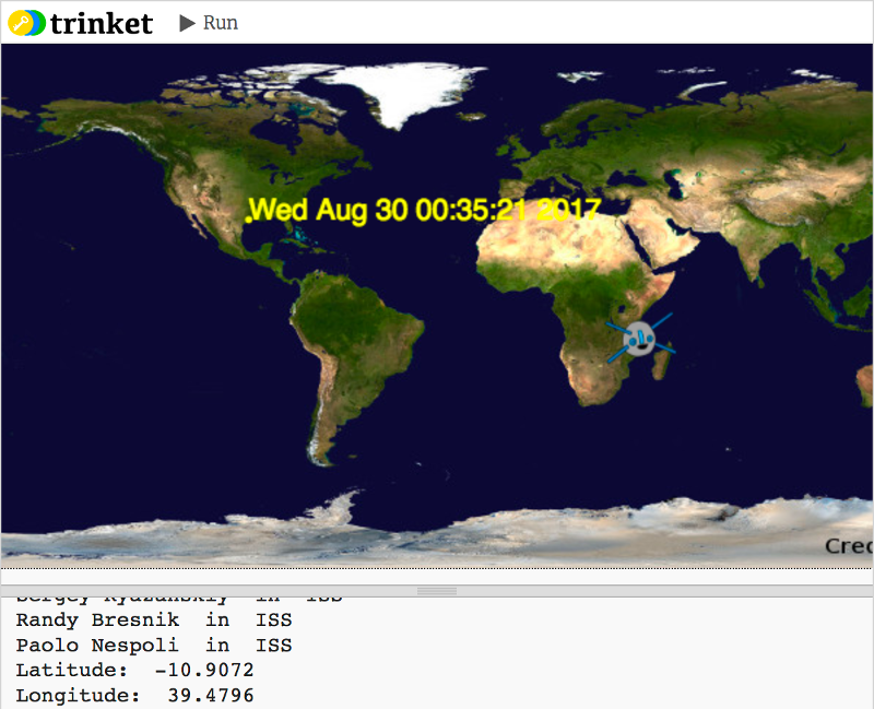 Code Club activity screenshot from Python2